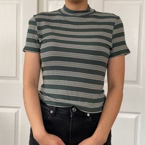 American eagle mock neck t shirt